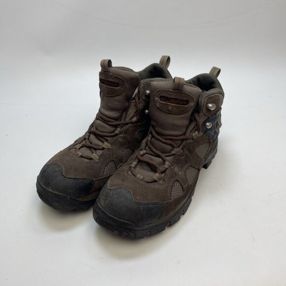 Columbia Omni-Tech Packus Ridge Mid Hiking Boot Leather Waterproof Brown Men 8.5 - Picture 4 of 16